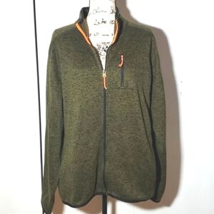 Ruff Hewn - Mens Deep green/ Orange performance Adventure Coat warm Sz. XL